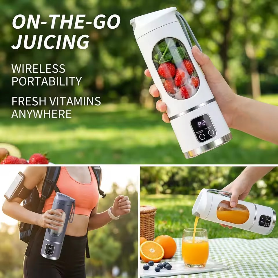Mini Portable Juicer 450ML – Rechargeable Blender