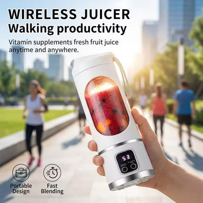 Mini Portable Juicer 450ML – Rechargeable Blender